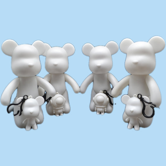 Family Deal - 4x 18cm Bears 4x Keychains